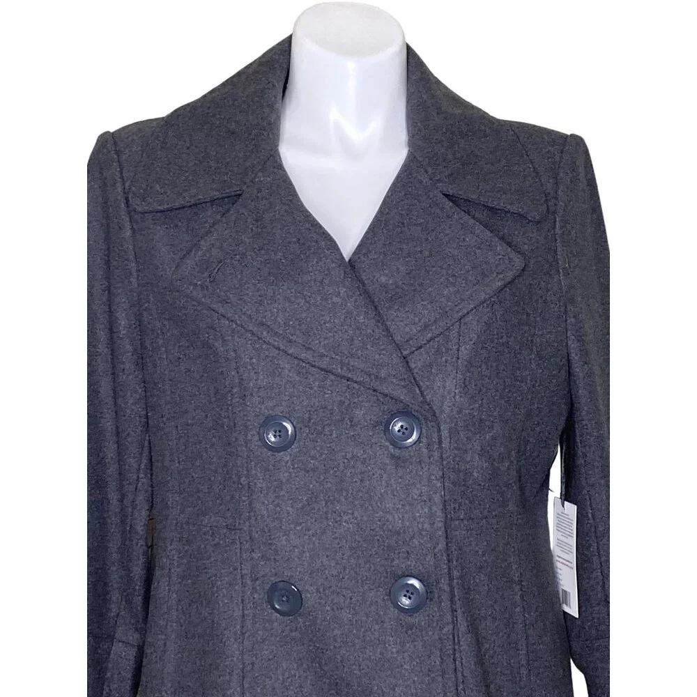 Alpine Swiss - Women’s Double Breasted Peacoat, NWT - Picture 3 of 11